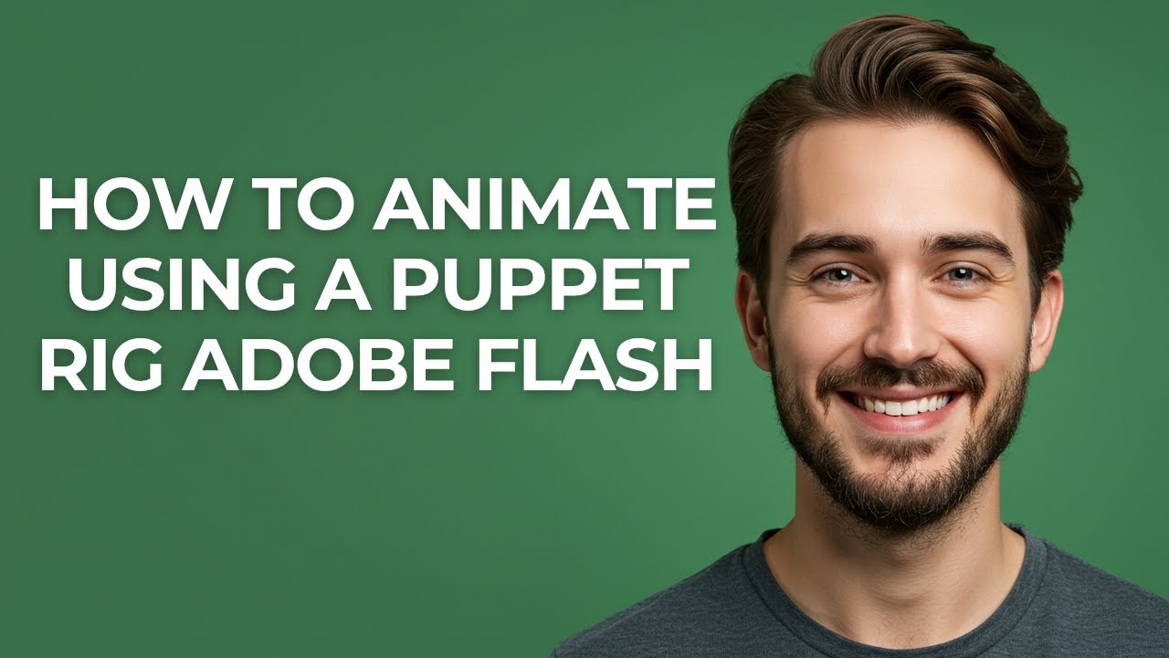 How to Animate Using a Puppet Rig Adobe Flash - GUIDE! - YouTube