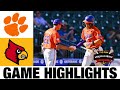 #3 Clemson vs Louisville Highlights | 2024 ACC Baseball Championships | NCAA Baseball