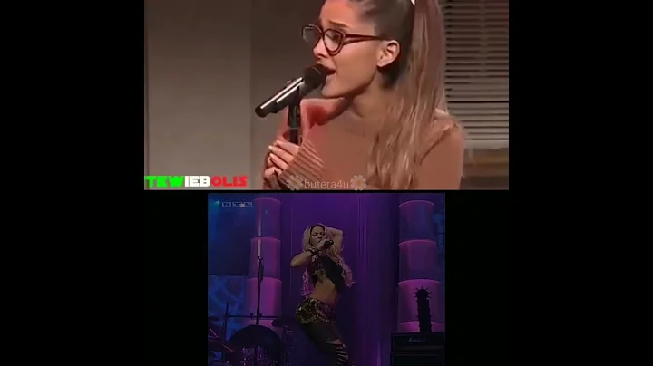 Shakira whenever wherever ft.Ariana  #arianators #arianagrande #shorts #shakira #live