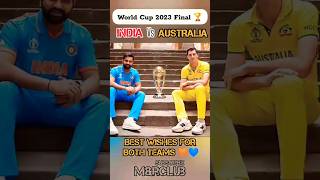 India vs Australia World Cup Final 🏆 #shorts