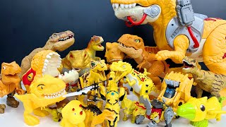 Bộ sưu tập khủng long màu vàng - Dinosaur Collection In Yellow