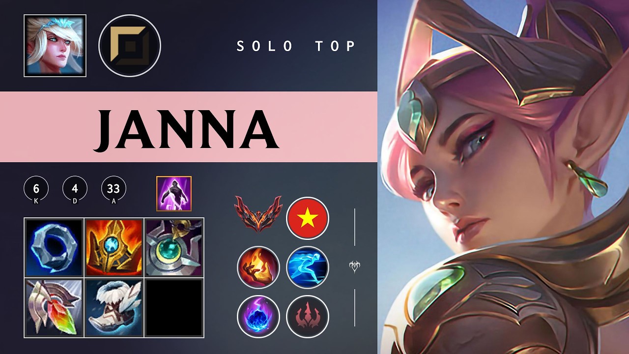 Janna Top vs Irelia - VN Grandmaster Patch 26.04