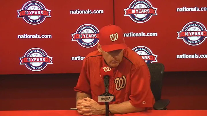 COL@WSH: Williams on Storen's tough 8th inning