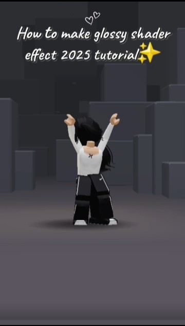 How To Get Glossy Shader Effect 2025 Tut Roblox Robloxedit Viral Oardefault