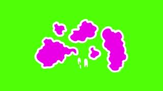 Cartoon Smoke Fx Green Screen