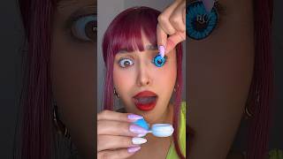 Trying sclera lenses ! credit : @NadinaIoanaASMR #nouhailaait__