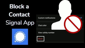 How to Block a Contact on Signal App