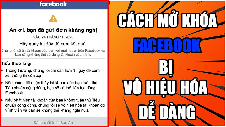 Xóa tài khoản facebook khi bị vô hiệu hóa