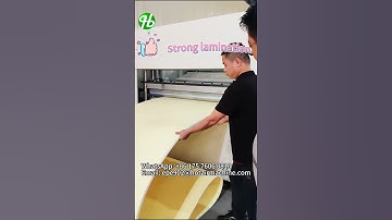 XPE Foam Roll to Roll Lamination Machine | Crosslinked Foam Bonding Machine