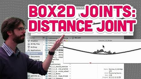 5.8: Box2D Joints: Distance Joint - The Nature of Code
