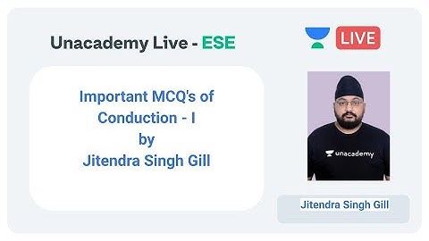 ESE 2020 | Important MCQ