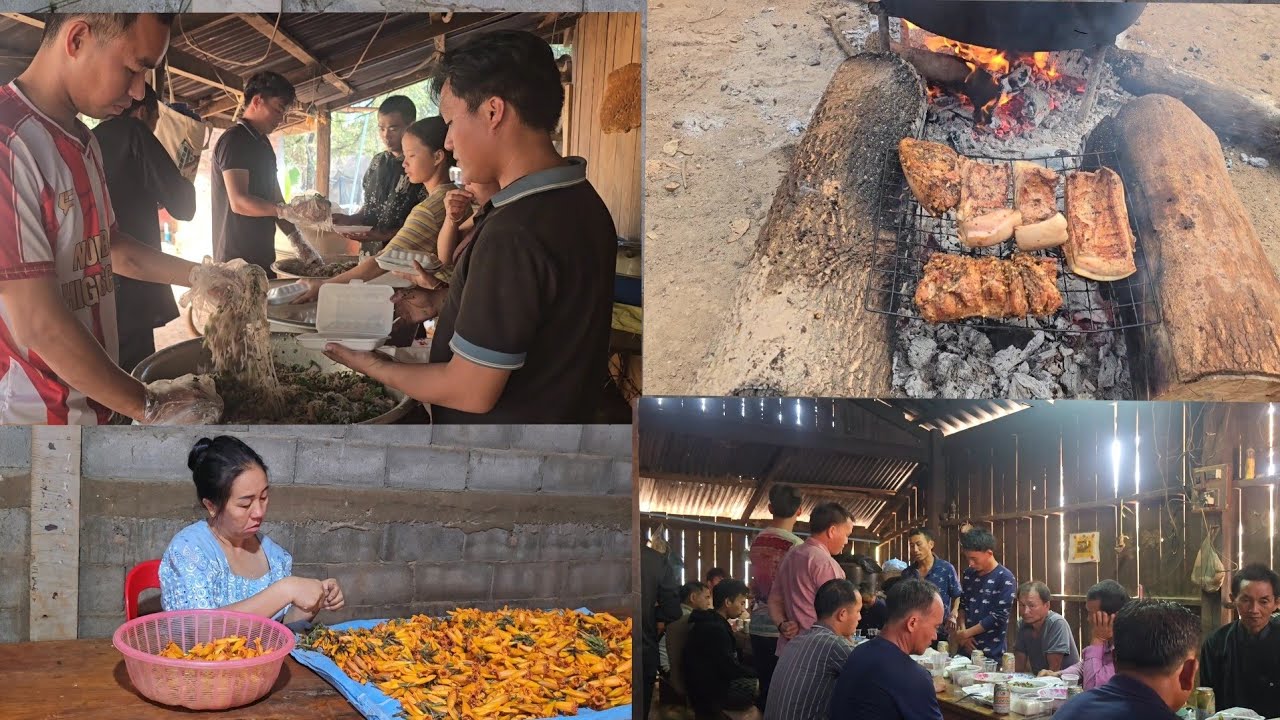 kib  zaub  noj tshais thiab  kuv tus  txiv mus koom lawv tsa tub tshoob tub  kos  mus ua tshoob 