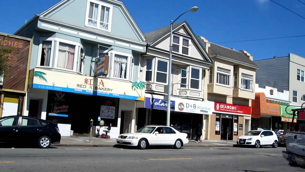 Clement St & 8th Ave Inner Richmond San Francisco California YouTube