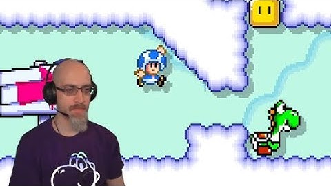 Cushion Puzzle by birddogsix / LJS-3YX-T0G / Mario Maker 2 Puzzle solution