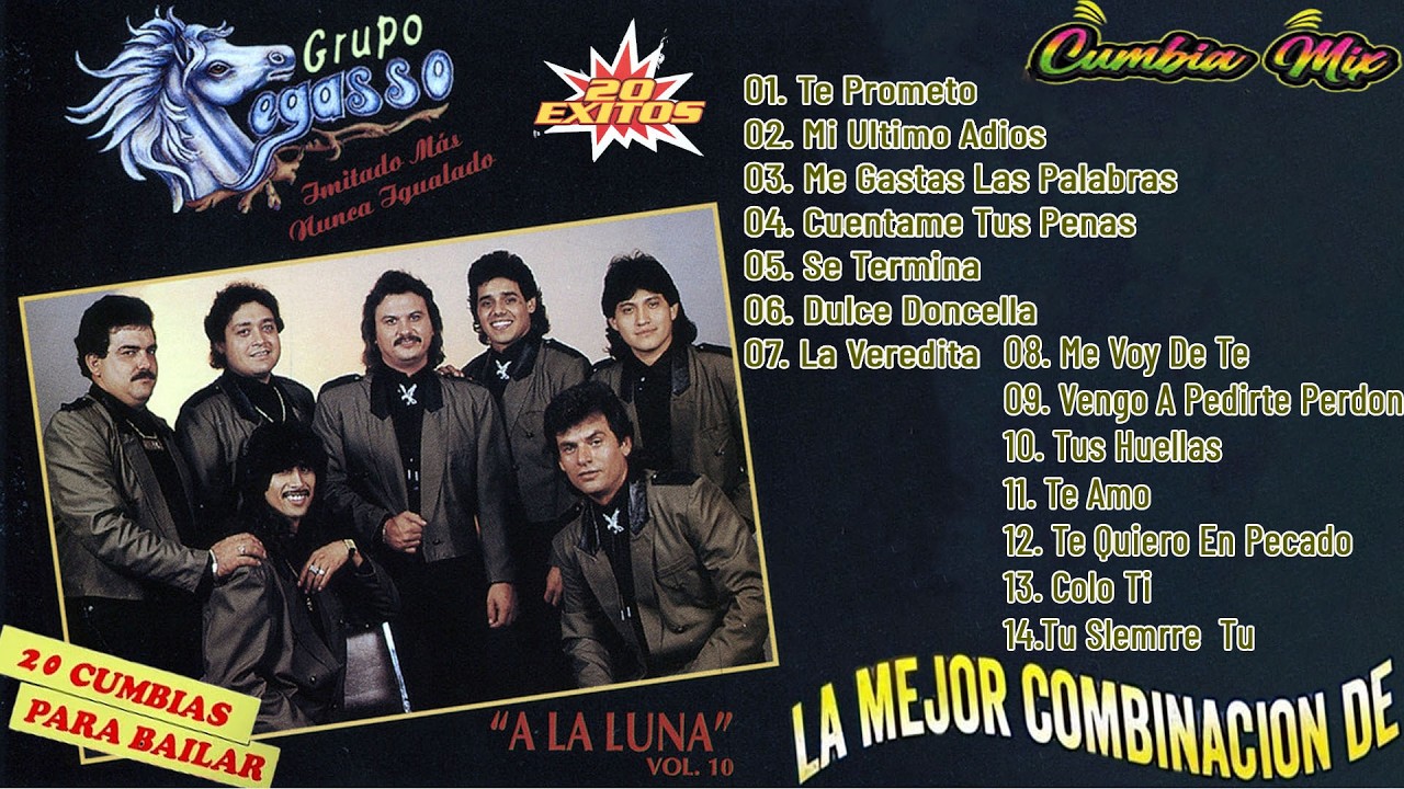 Grupo pegasso del pollo estevan 20 mega exitos🎹🎸 Las Mejores Canciones inmortales🌞🌞