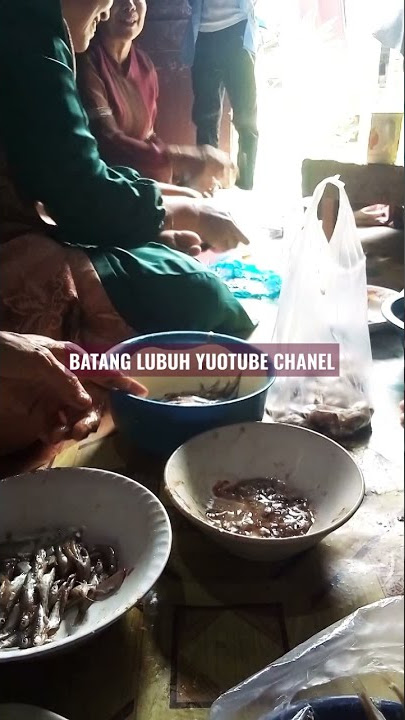 LOMBA MEMBERSIHKAN IKAN GAMAK??