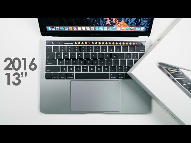 Macbook PRO 13" 2016 TOUCH BAR UNBOXING and SETUP