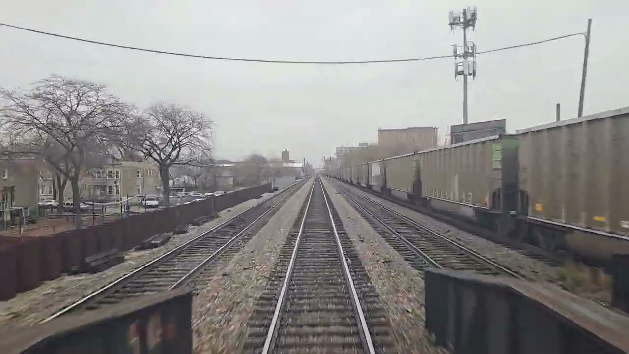 Front Row View, BNSF Racetrack thru Chicago