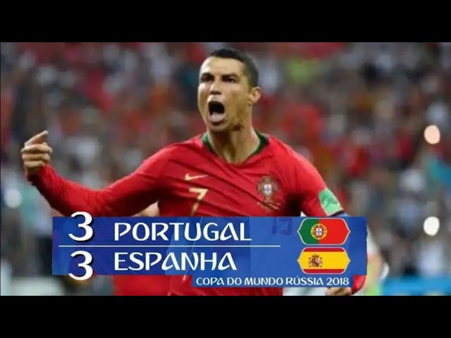 Portugal x Espanha é destaque no segundo dia da Copa