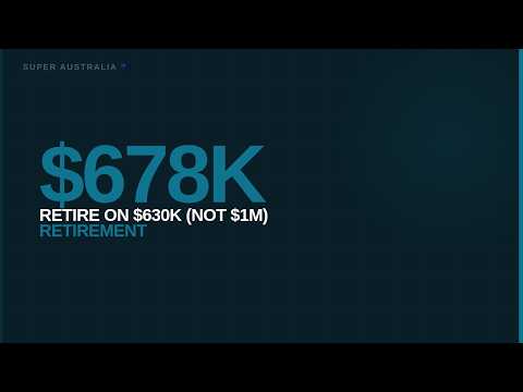 ALEX EXPLAINS: You Only Need $630,000 Super to Retire in 2026