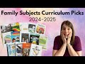 Family subjects curriculum picks  20242025