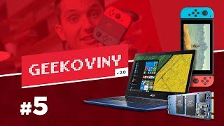 Geekoviny 2.0 – Nintendo Switch, Intel Optane & Acer Swift 3