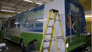 Shuttle And Transit Bus Wraps 2020 My Bariatric Solutions Vehicle Wrap Time Lapse