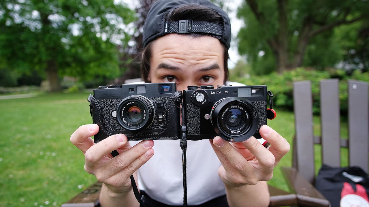 LEICA CL vs MINOLTA CLE - Hands on comparison (feat. Eastblockboy)