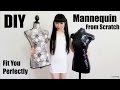 DIY  Mannequin from Scratch | DIY Homemade Dress Form Fits you Perfectly