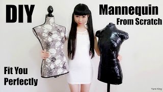 DIY Mannequin from Scratch | DIY Homemade Dress Form Fits you Perfectly