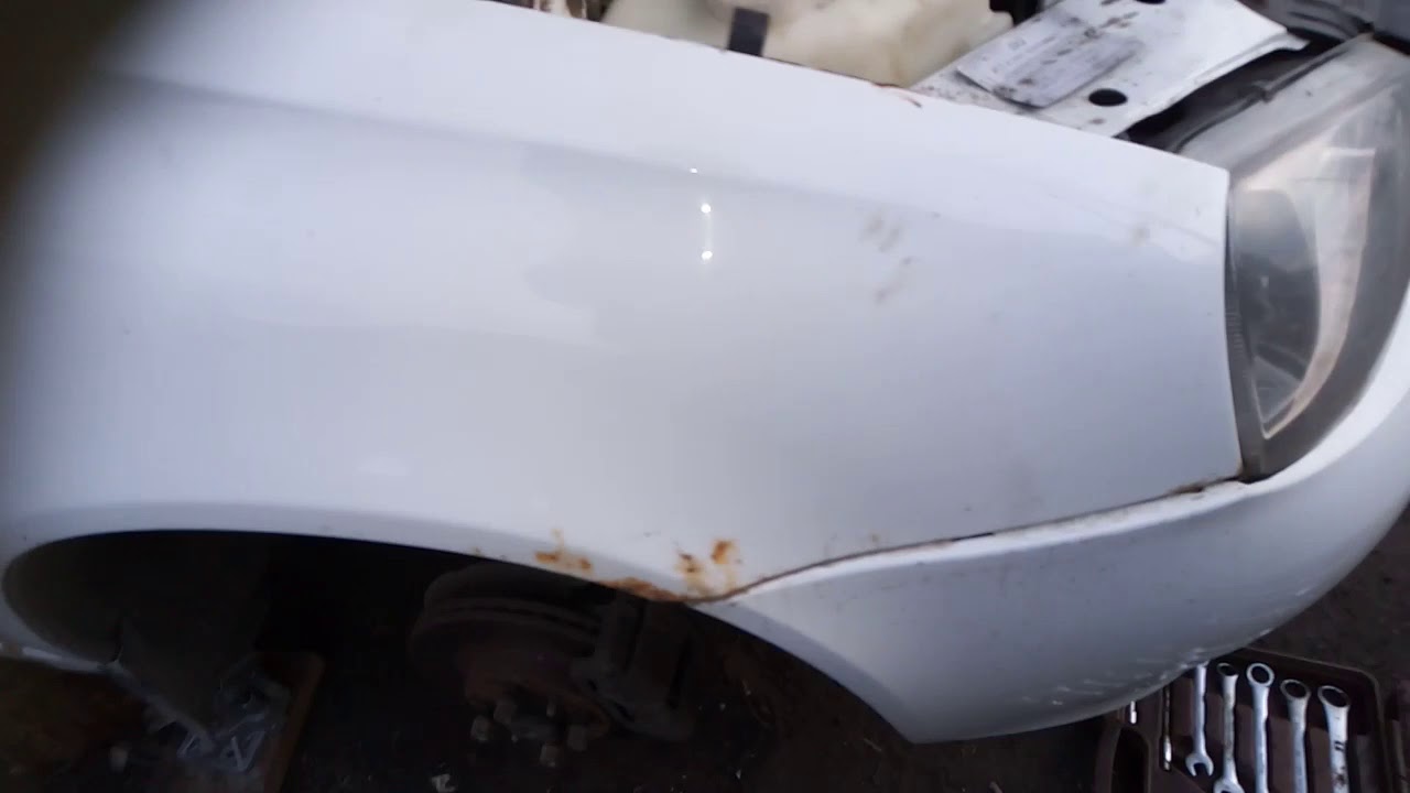 Лада калина Снятие рулевой рейки - YouTube