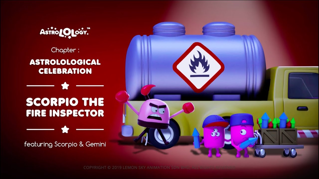 ⁣AstroLOLogy | Scorpio - The Fire Inspector | Funny Cartoon for Kids | Pop Teen Toons