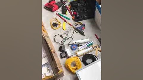 Thi công led cầu thang thông minh Bắc Ninh - P1 - Chuẩn bị đồ dùng