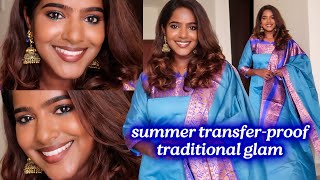 Sweat-Proof, Transfer-Proof Long Lasting Traditional Glam For Hot Summer Days
