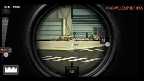 Sniper 3D Assassin level 17( Kill the well equipped thieves)
