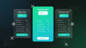 How to create a responsive pricing table with HTML, CSS and JS