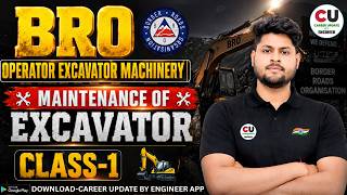 #1 BRO Operator Excavator Machinery | BRO Excavator Operator Recruitment | BRO OEM Syllabus Discu...