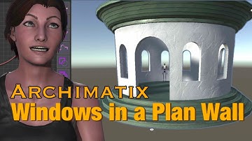 Archimatix: Windows in a Plan Wall