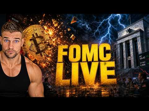 🚨 FOMC TODAY: BITCOIN & STOCKS ABOUT TO EXPLODE?! | LIVE TRADING