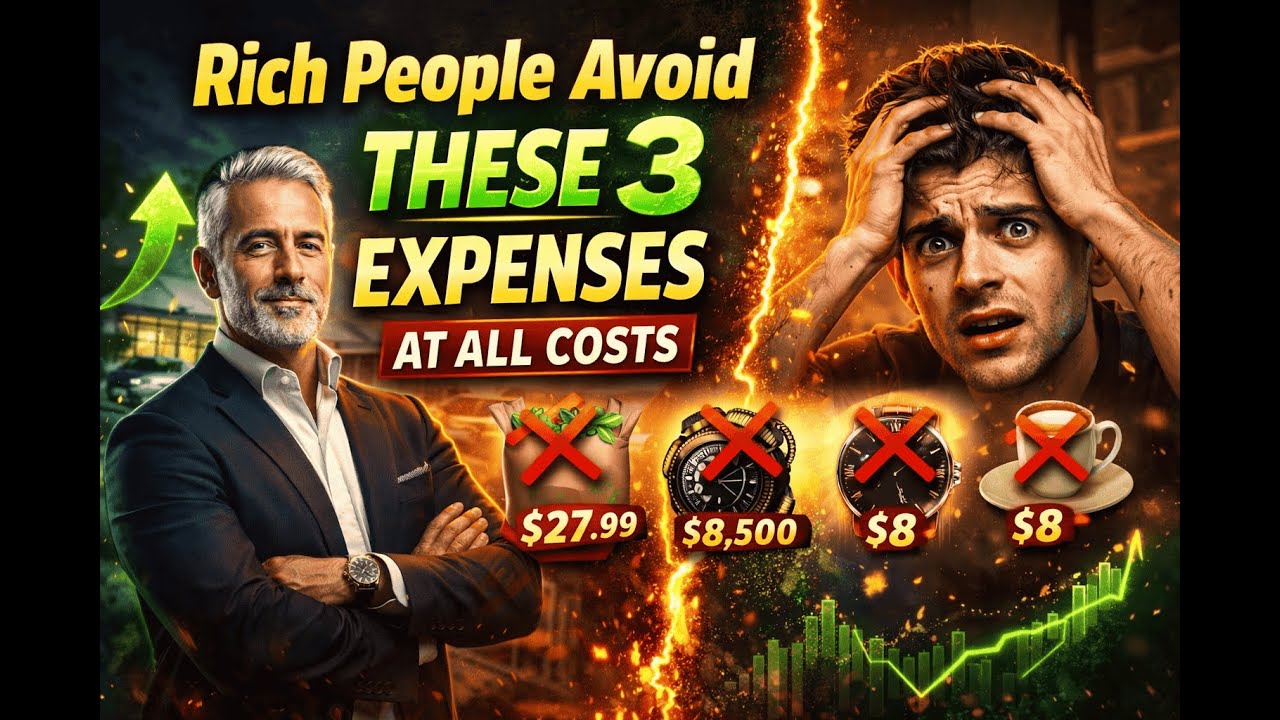 Rich People Cut These 3 EXPENSIVE Habits to Save Big