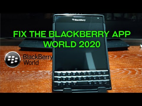 How To Fix The Blackberry World On Your Blackberry Passport Or Blackberry 10 Device In 2020!!!