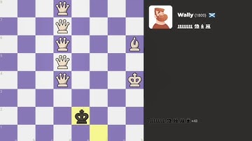 playing brutally vs Wally(1800) bot