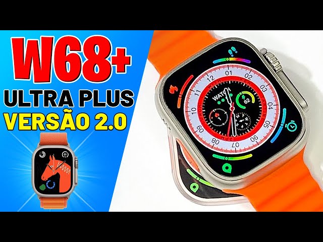 Smartwatch w68 ultra Série 8 Original Lançamento 2023 Português