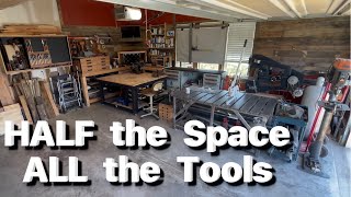 The Portable Workshop: How I Build in Half a Two Car Garage