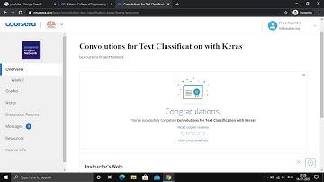 Convolutions for Text Classification with Keras#Week1QuizAnswer #Coursera #CourseraProjectNetwork