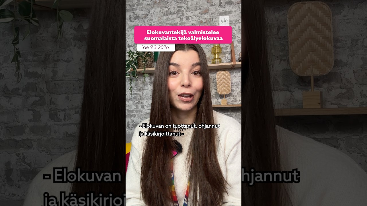 Haluaisitko sä nähdä tekoälyllä tehdyn elokuvan?🤖🎬 #ylemix #yle #uutiset #yleuutiset #ai #tekoäly