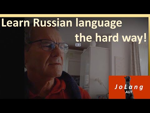 Видео: JoLang learns Russian language the hard way!