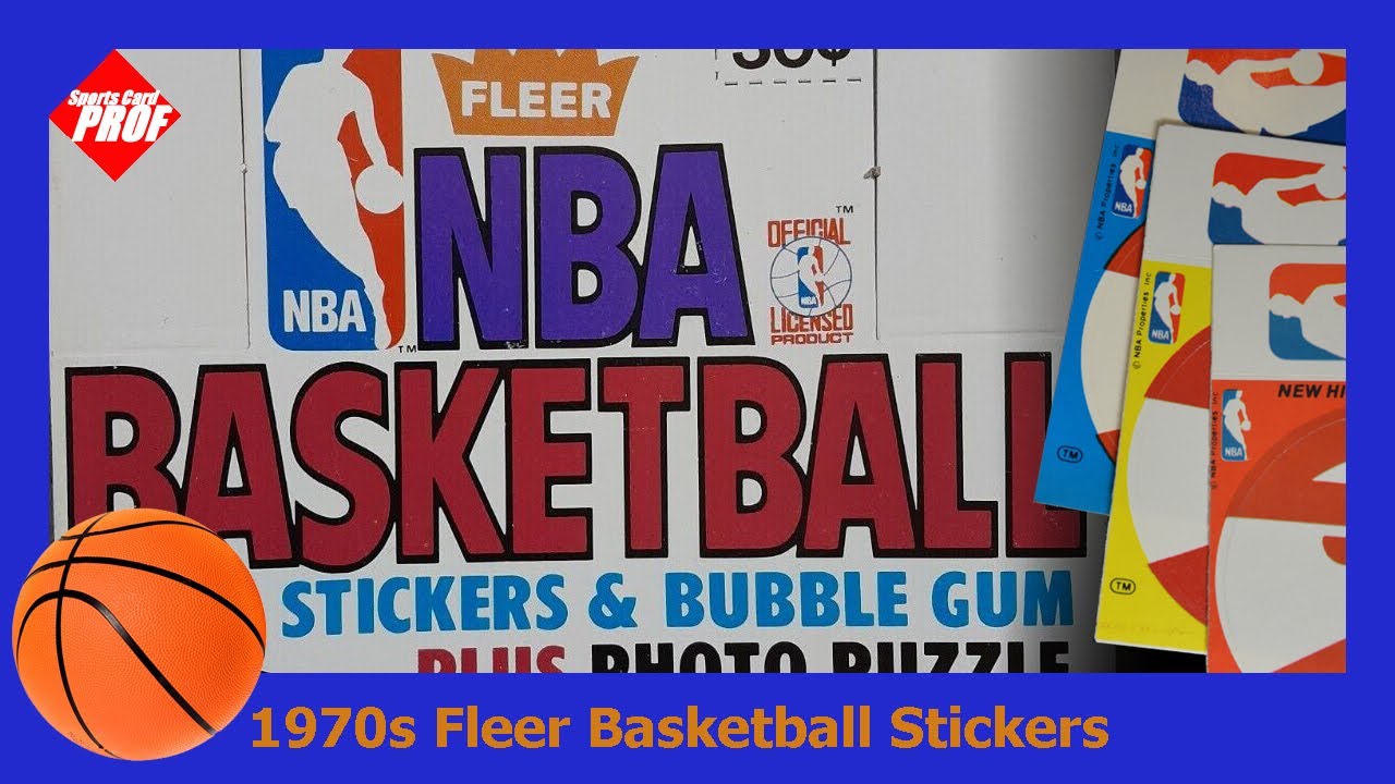 1970s Fleer Basketball Stickers and Cards - YouTube