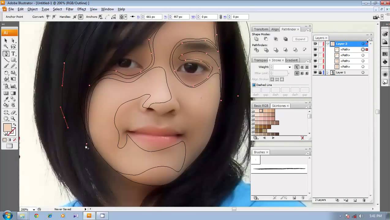 Illustrator Tutorial Tracing Foto part 1 YouTube illustrator-tutorial-tracing-foto-part-1-youtube