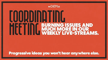 E01: DiEM25 Coordinating Collective teleconference